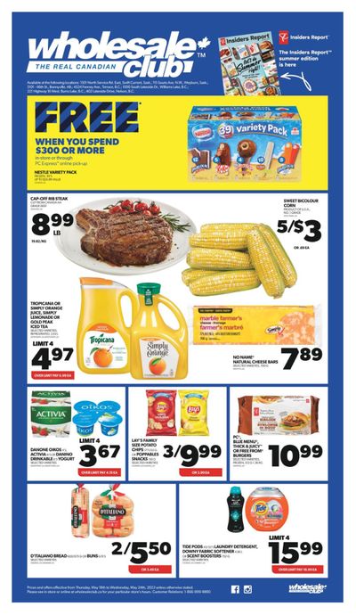 Real Canadian Wholesale Club Flyer May 18 to 24