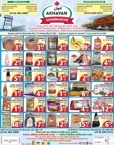 Akhavan Supermarche Flyer May 17 to 23