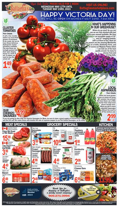 Battaglia's Marketplace Flyer May 17 to 23