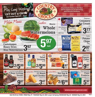 Country Grocer Flyer May 19 to 25