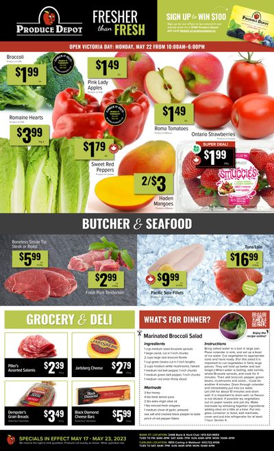 Produce Depot Flyer May 17 to 23