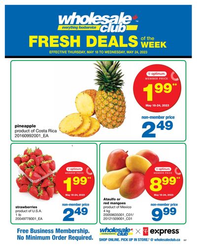 Wholesale Club (ON) Fresh Deals of the Week Flyer May 18 to 24