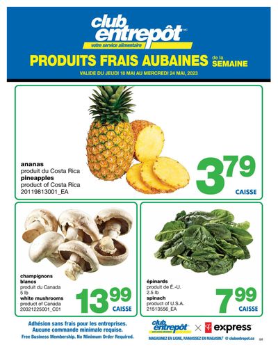 Wholesale Club (QC) Fresh Deals of the Week Flyer May 18 to 24