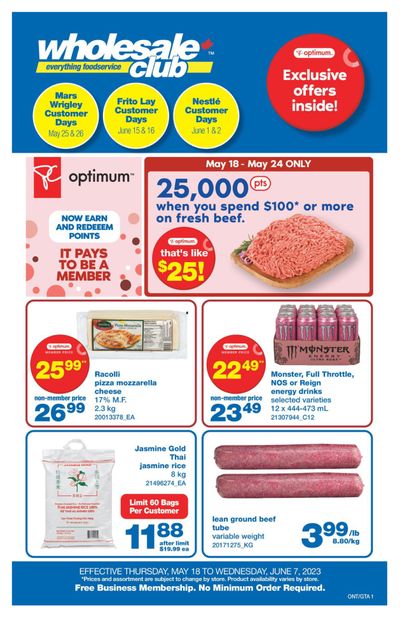 Wholesale Club (ON) Flyer May 18 to June 7