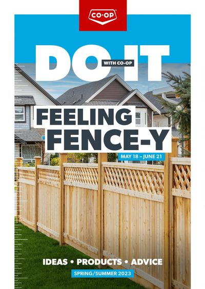 Co-op (West) Home Centre Feeling Fence-y Flyer May 18 to June 21