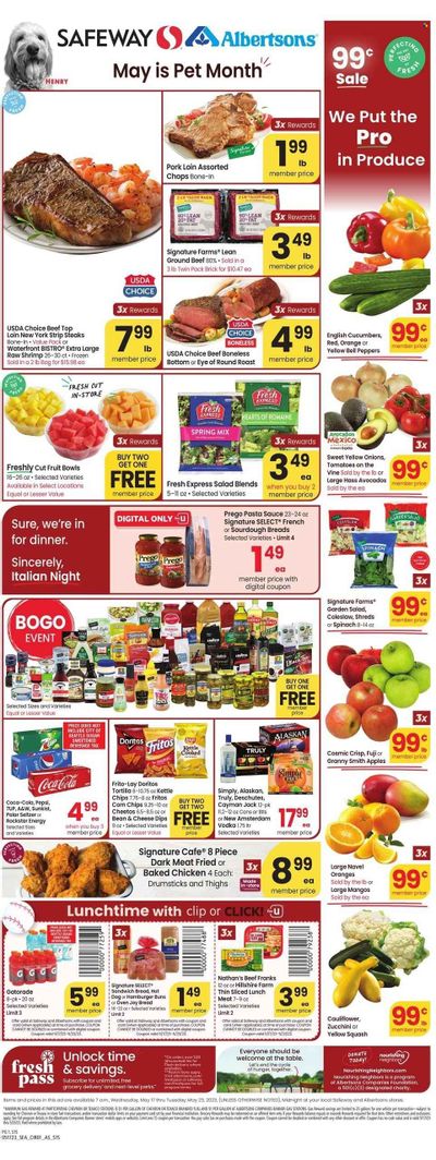 Safeway (WA) Weekly Ad Flyer Specials May 17 to May 23, 2023