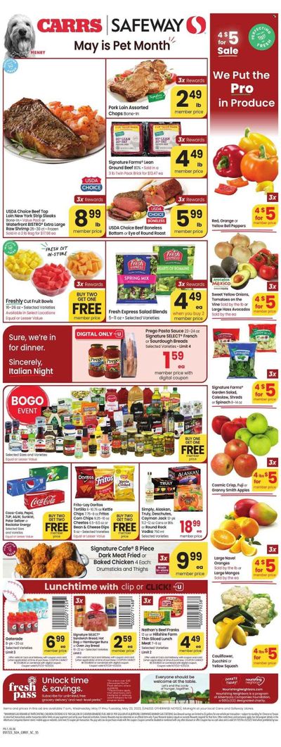 Safeway (AK) Weekly Ad Flyer Specials May 17 to May 23, 2023