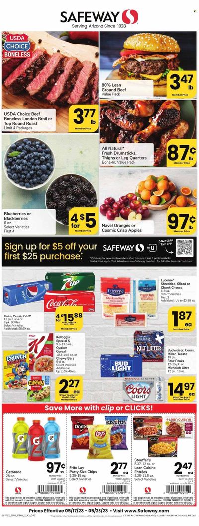 Safeway (AZ) Weekly Ad Flyer Specials May 17 to May 23, 2023