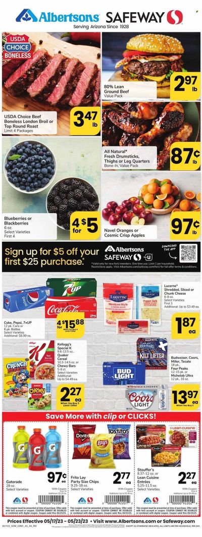 Safeway (AZ) Weekly Ad Flyer Specials May 17 to May 23, 2023
