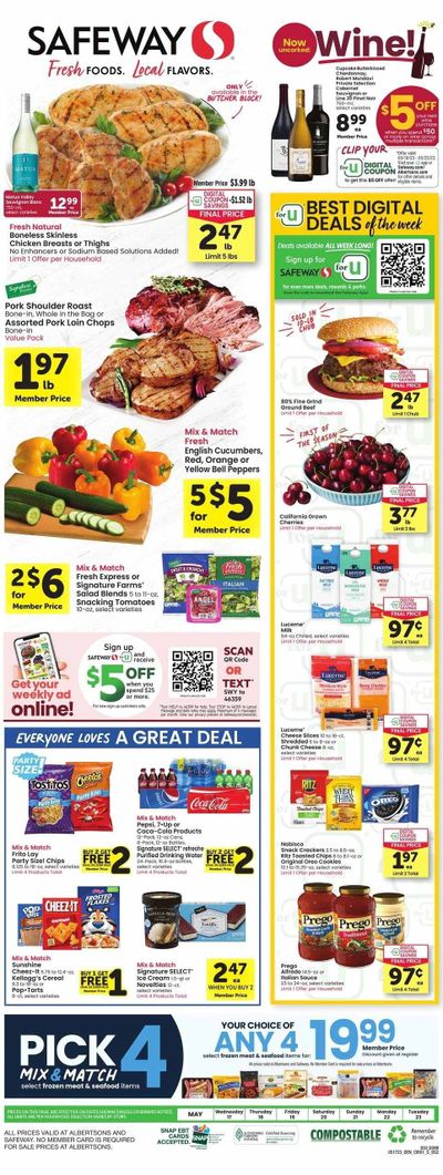 Safeway (CO) Weekly Ad Flyer Specials May 17 to May 23, 2023