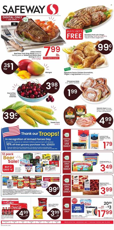 Safeway (CO) Weekly Ad Flyer Specials May 17 to May 23, 2023