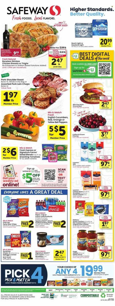 Safeway (NE) Weekly Ad Flyer Specials May 17 to May 23, 2023
