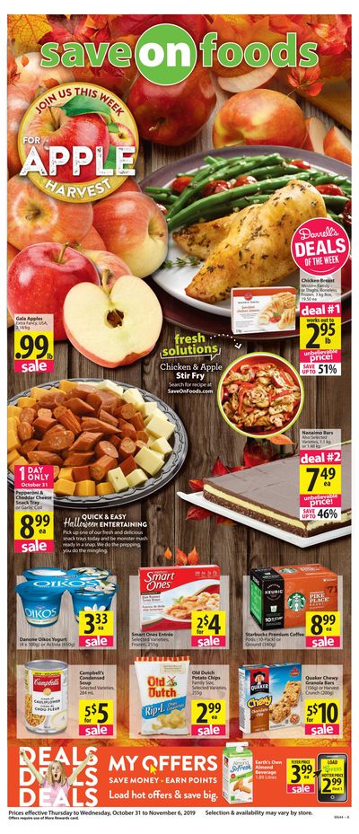 Save on Foods (BC) Flyer October 31 to November 6