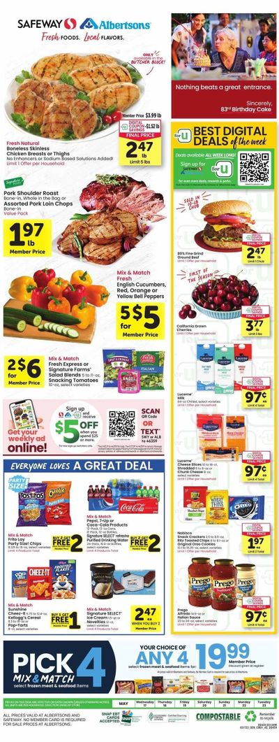 Safeway (CO, WY) Weekly Ad Flyer Specials May 17 to May 23, 2023