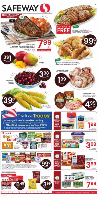 Safeway (MT) Weekly Ad Flyer Specials May 17 to May 23, 2023