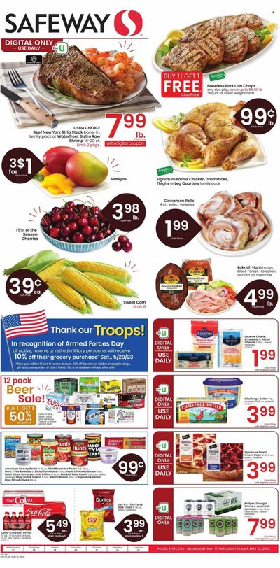 Safeway (MT) Weekly Ad Flyer Specials May 17 to May 23, 2023