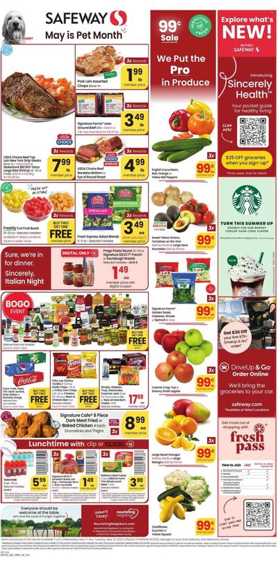 Safeway (WA) Weekly Ad Flyer Specials May 17 to May 23, 2023