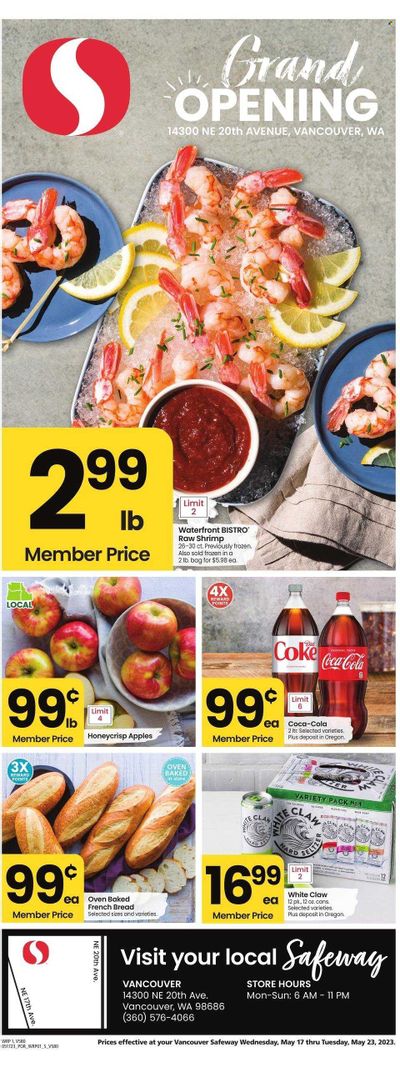 Safeway (WA) Weekly Ad Flyer Specials May 17 to May 23, 2023