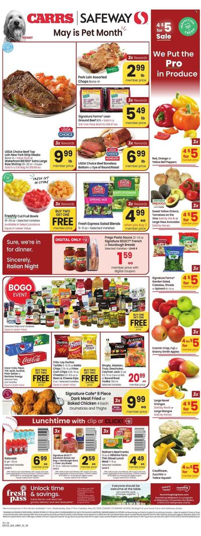 Safeway (AK) Weekly Ad Flyer Specials May 17 to May 23, 2023