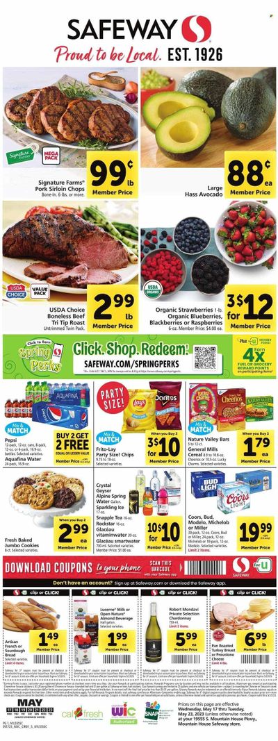 Safeway (CA) Weekly Ad Flyer Specials May 17 to May 23, 2023