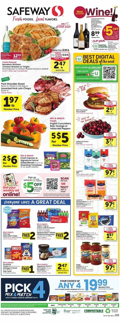 Safeway (CO) Weekly Ad Flyer Specials May 17 to May 23, 2023