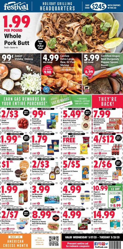 Festival Foods (WI) Weekly Ad Flyer Specials May 17 to May 23, 2023