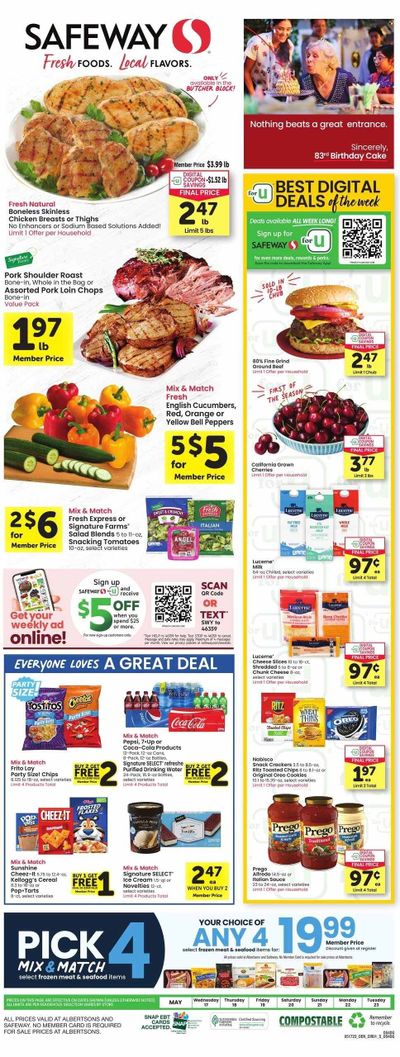 Safeway (WY) Weekly Ad Flyer Specials May 17 to May 23, 2023