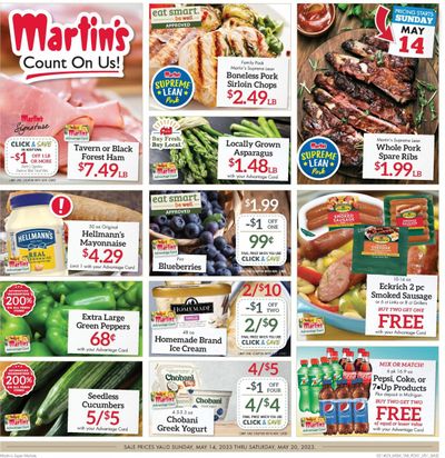Martin’s (IN, MI) Weekly Ad Flyer Specials May 14 to May 20, 2023