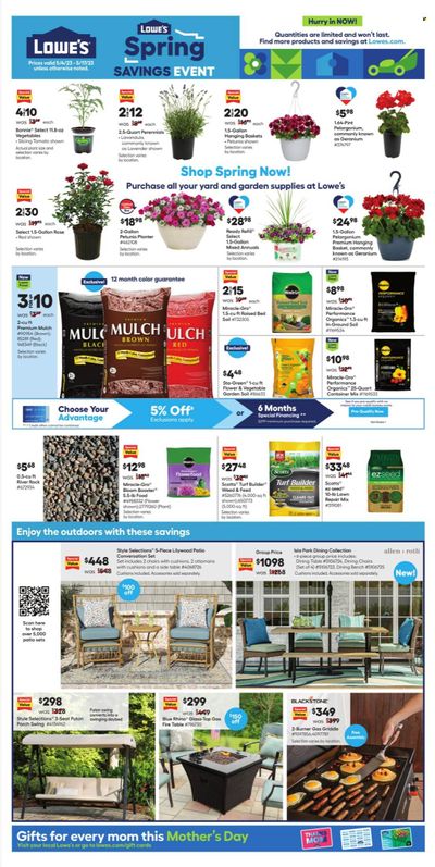 Lowe's Weekly Ad Flyer Specials May 4 to May 17, 2023