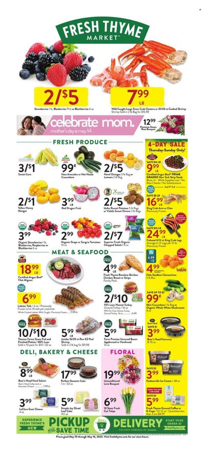 Fresh Thyme Weekly Ad Flyer Specials May 10 to May 16, 2023