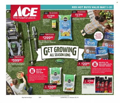 ACE Hardware Weekly Ad Flyer Specials May 1 to May 31, 2023