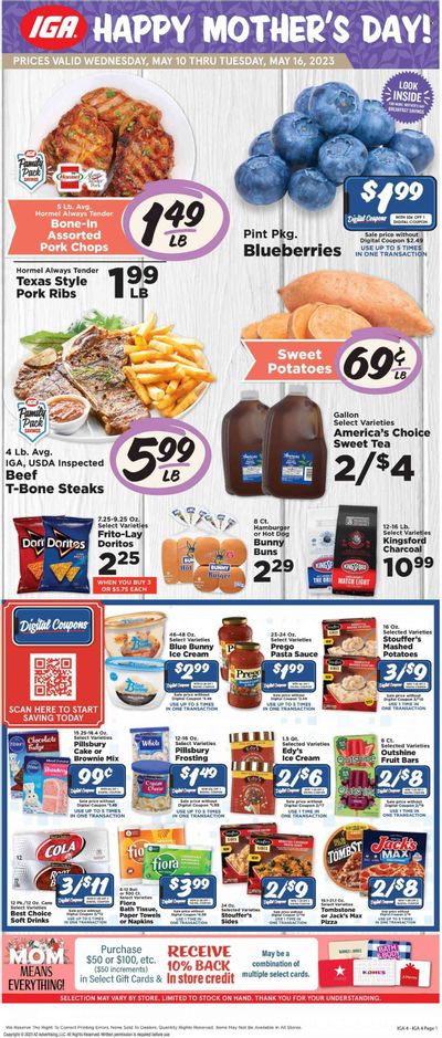 IGA (KY) Weekly Ad Flyer Specials May 10 to May 16, 2023