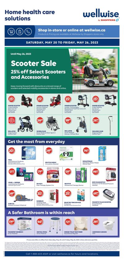 Wellwise by Shoppers Flyer May 20 to 26