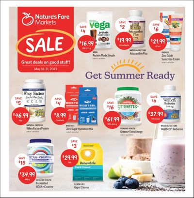 Nature's Fare Markets Flyer May 18 to 31