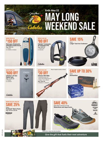 Cabela's Flyer May 19 to 22