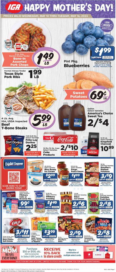 IGA (KY) Weekly Ad Flyer Specials May 10 to May 16, 2023
