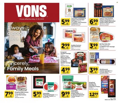 Vons (CA) Weekly Ad Flyer Specials May 3 to May 23, 2023
