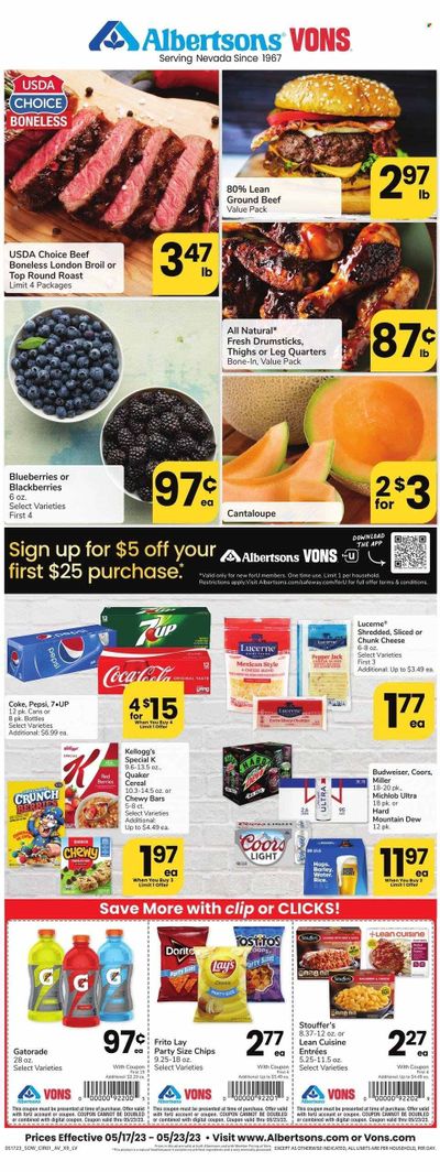 Vons (NV) Weekly Ad Flyer Specials May 17 to May 23, 2023