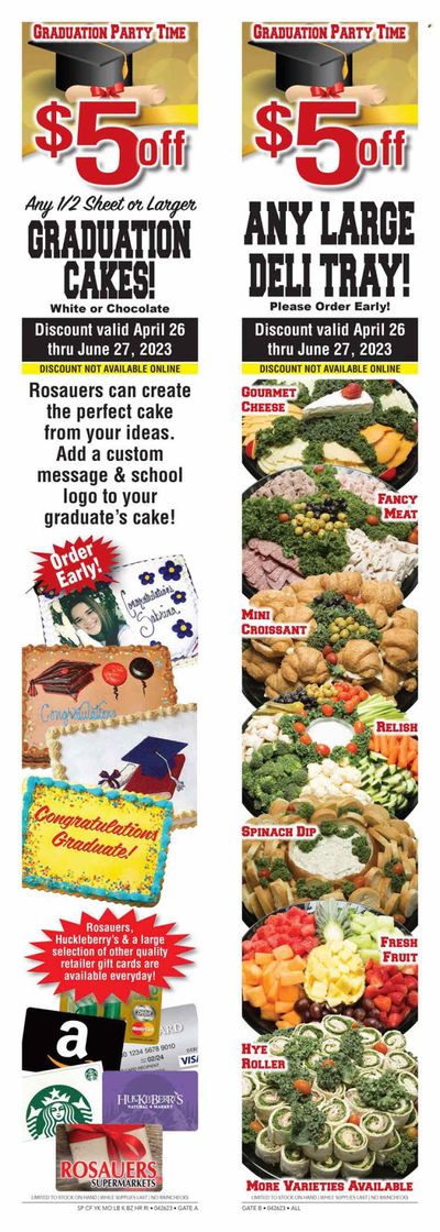 Rosauers (ID, MT, OR, WA) Weekly Ad Flyer Specials April 26 to June 27, 2023