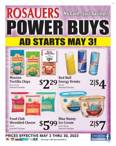 Rosauers (ID, MT, OR, WA) Weekly Ad Flyer Specials May 3 to May 30, 2023