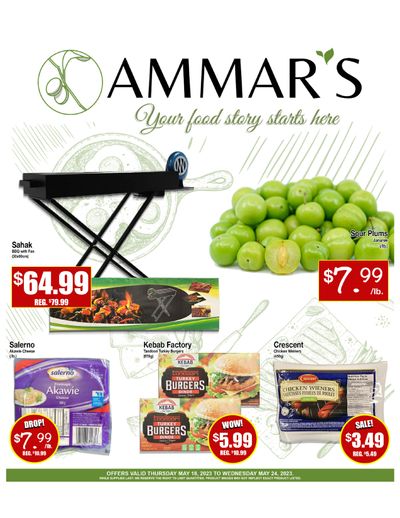 Ammar's Halal Meats Flyer May 18 to 24