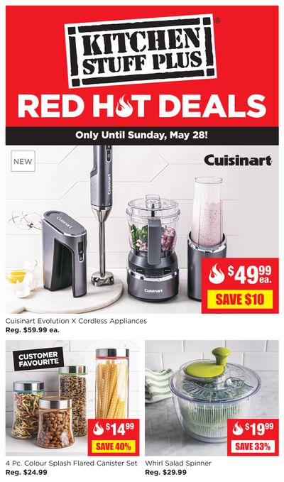 Kitchen Stuff Plus Red Hot Deals Flyer May 22 to 28