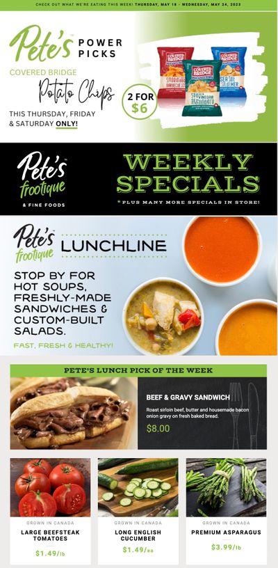 Pete's Fine Foods Flyer May 18 to 24