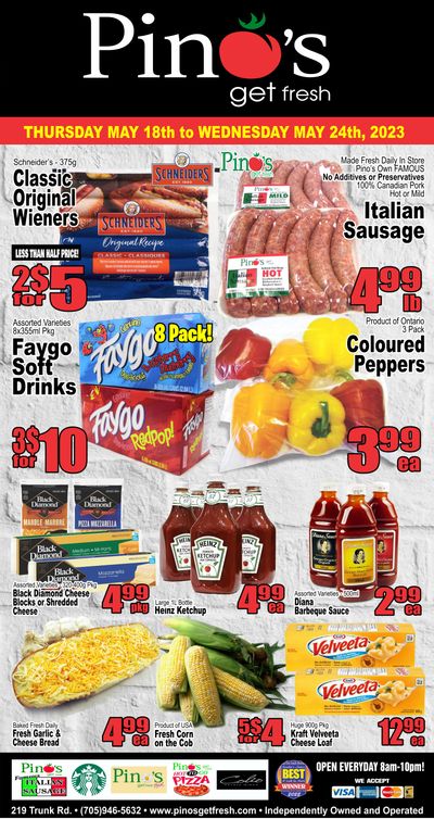 Pino's Flyer May 18 to 24