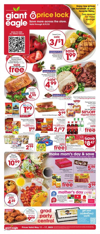 Giant Eagle (OH) Weekly Ad Flyer Specials May 11 to May 17, 2023