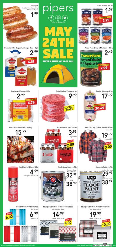 Pipers Superstore Flyer May 18 to 24