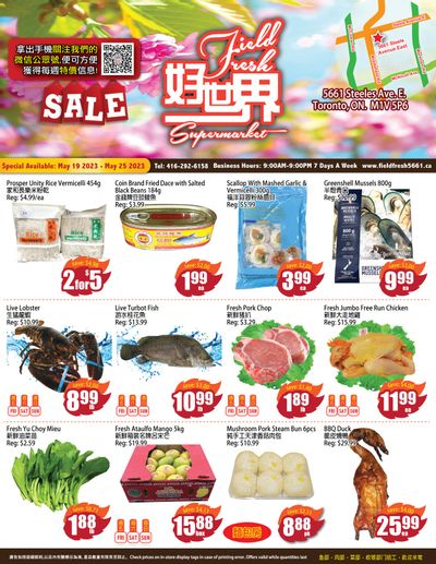 Field Fresh Supermarket Flyer May 19 to 25