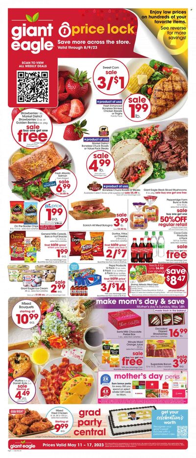 Giant Eagle (OH) Weekly Ad Flyer Specials May 11 to May 17, 2023