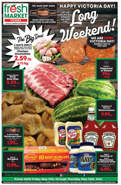Fresh Market Foods Flyer May 19 to 25