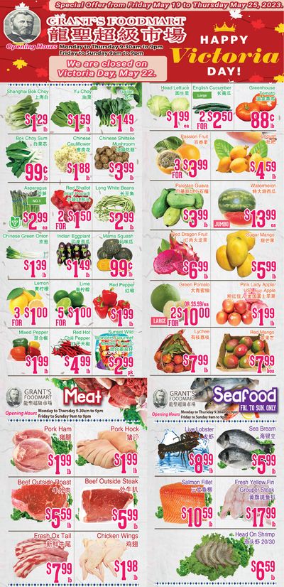 Grant's Food Mart Flyer May 19 to 25